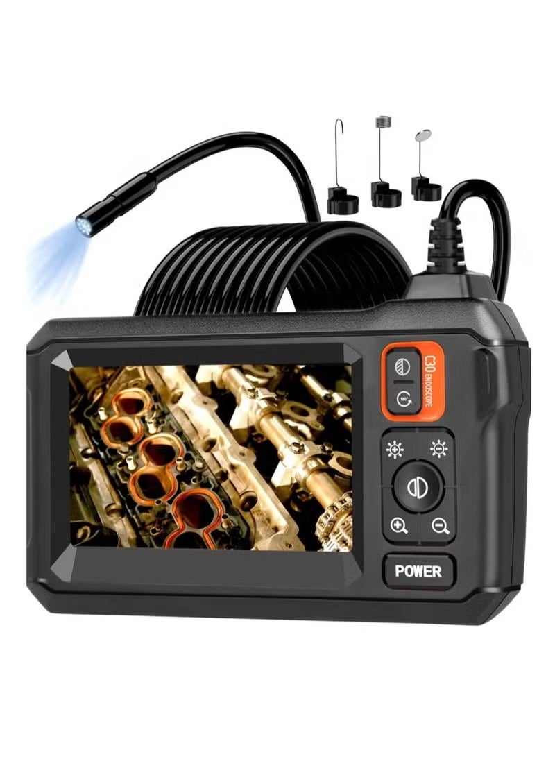 ZONBON Borescope, Endoscope Camera with Light, IP67 Waterproof Endoscope, Snake Camera - Image 1